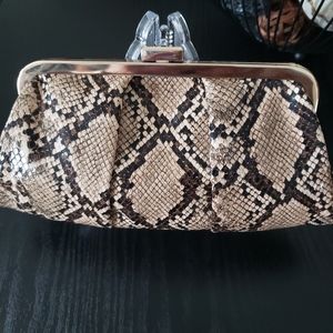 A New Day Animal Print Clutch/Crossbody